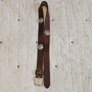 University Of South Carolina Gamecocks Brown Leather Men's Belt